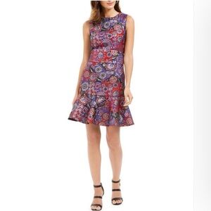 Natori Floral Patchwork Sleeveless Dress